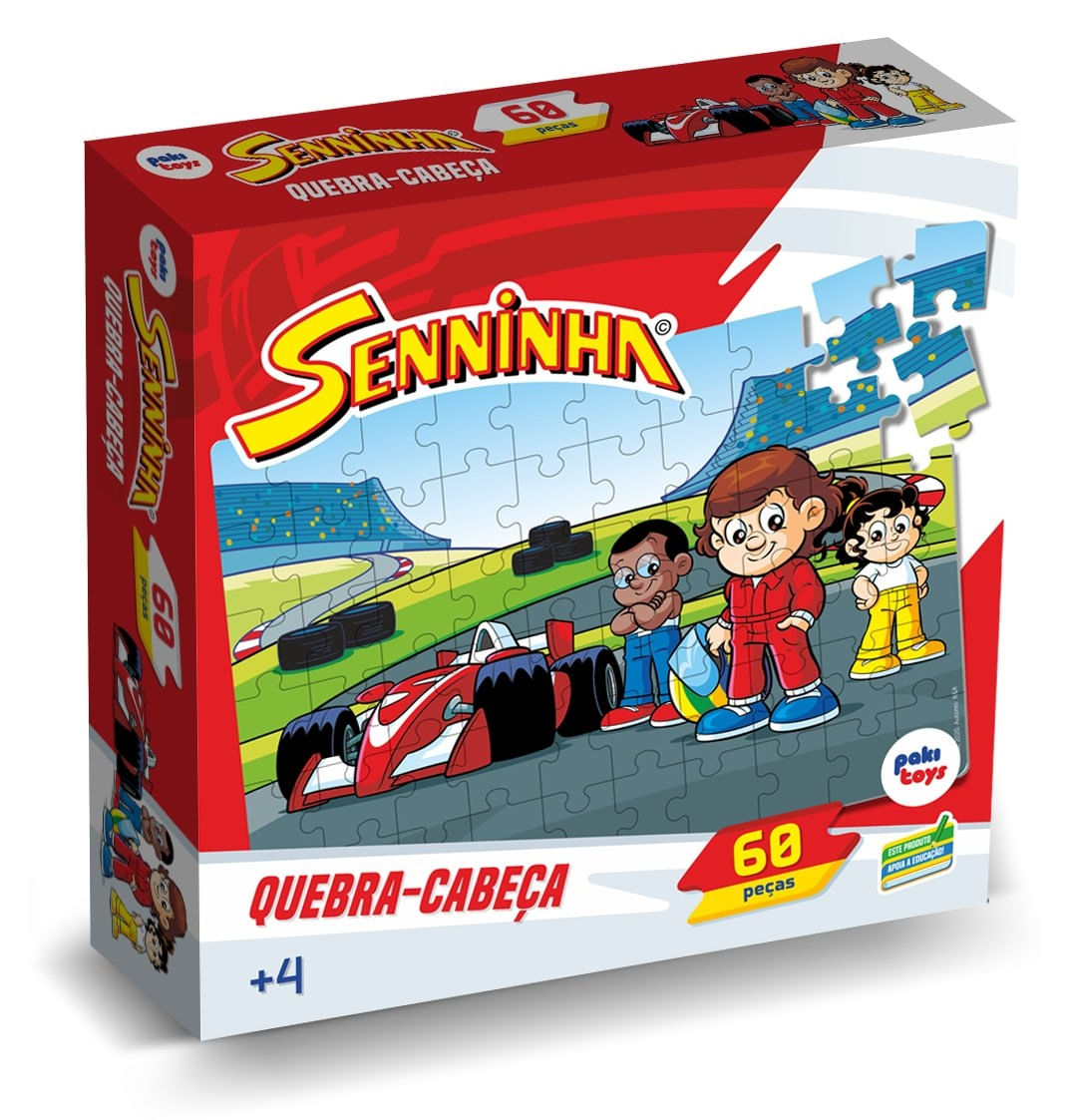Quebra-Cabeça Equipe Senninha - Senna Shop