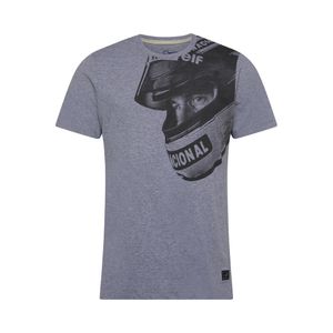 Camiseta Helmet Assinatura Ayrton Senna