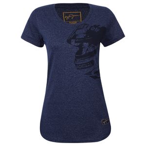 Camiseta Feminina Helmet Assinatura Ayrton Senna