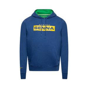 Moletom Capuz Logo Coleção Internacional Ayrton Senna