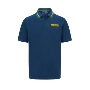 Camisa Polo Logo Masculino Coleção Internacional Ayrton Senna