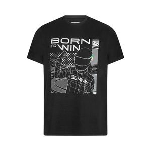 Camiseta Born To Win Busque Sua Verdade Ayrton Senna