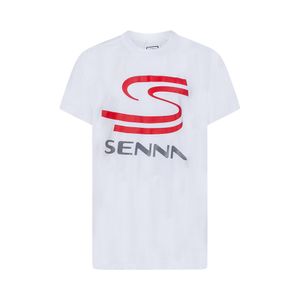 Camiseta Vintage Ayrton Senna BRANCO