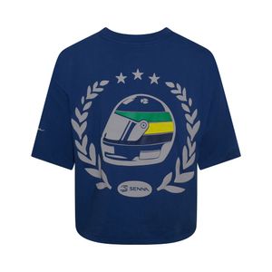 Camiseta Feminina Logotipia Relevo Legacy Senna