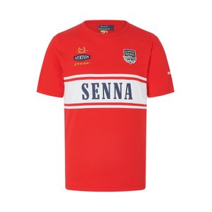 Camiseta Masculino FW Legacy Patchwork Internacional Ayrton Senna VERMELHO