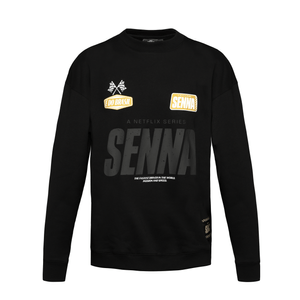 Moletom Oversized Checkered Flag Netflix Senna