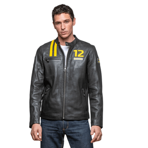 Jaqueta de Couro Lotus Legend Internacional Senna