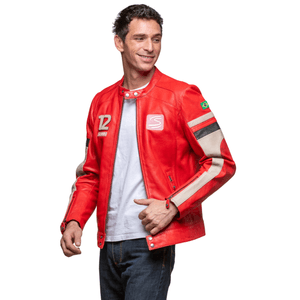 Jaqueta de Couro McLaren Legend Internacional Senna